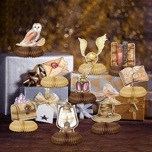 Decoración de Panal de Abeja de la Academia Mágica, Decoración Retro de Harry Potter <span class=keywords><strong>para</strong></span> Fiestas de <span class=keywords><strong>Cumpleaños</strong></span>, Día del Niño, Decoración de Mesa - Product Image 1