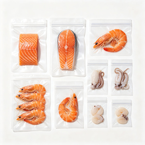 <b>Vacuum</b> Food Packaging <b>Bag</b> Clear Plastic Pouch Seal <b>Bag</b> for Frozen Fish Meat - Product Image 5