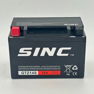 <span class=keywords><strong>Precio</strong></span> de Fábrica, Batería AGM Recargable GTZ14S 12V 12.1Ah 15087105mm 3.5kg para KTM BMW Honda - Product Image 2