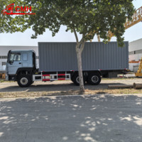 Sinotruk Howo 8x4 12 roues Fast Gear Diesel Carburant Euro 2/3 Conteneur Cargo Van Truck