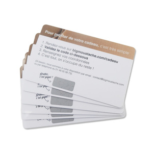 Fábrica venta al por mayor <span class=keywords><strong>de</strong></span> encargo promocional <span class=keywords><strong>de</strong></span> pvc o papel <span class=keywords><strong>de</strong></span> regalo cupón <span class=keywords><strong>de</strong></span> <span class=keywords><strong>descuento</strong></span> cupón cero tarjeta - Product Image 5