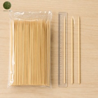 Brochetas de Bambú Personalizadas con Logotipo, Palitos Redondos para Asar a la Parrilla, Venta al por Mayor, OEM, ODM, Directo de Fábrica, Madera Pulida de Grado Alimenticio