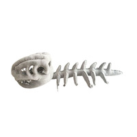 Disfraz de dinosaurio para mascotas, disfraz de esqueleto de peluche para Halloween, disfraz para perros pequeños, medianos y grandes, venta al por mayor