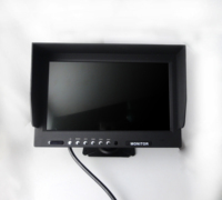 Moniteur d'écran CVBS 720P à quatre canaux de 9 pouces avec fonction de ligne de déclenchement, garantie de 18 mois, applicable aux camions, excavatrices et fourgonnettes