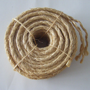 <span class=keywords><strong>Corde</strong></span> d'emballage en <span class=keywords><strong>sisal</strong></span> torsadé de <span class=keywords><strong>1</strong></span>/4 <span class=keywords><strong>pouce</strong></span>, qualité supérieure, multi-usages, 3 brins, robuste, 100 pieds, griffoir pour chat avec motif de jardin - Product Image 3