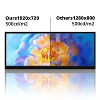 Moniteur portable 12,3 pouces, écran tactile IPS long, type-C pour Full HD, haut-parleur intégré pour ordinateurs portables, PC, PS5, Switch, multimédia