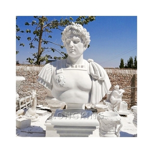 <span class=keywords><strong>Venta</strong></span> caliente diseño moderno hombre griego mármol natural busto escultura con pedestal - Product Image 5