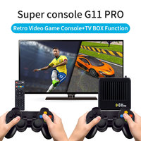 Decodificador de televisión de alta definición G11 Pro, consola de juegos, sistema dual, Android 9,0, juego inalámbrico para el hogar para PSP