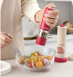 2026 Wholesale Electric Pepper Salt <b>Grinder</b> Adjustable Coarseness Automatic Spice Mill One Hand Operation Food Grade Kitchen Too - Product Image 5