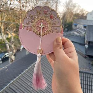 Espejo de Maquillaje Portátil con Diseño de Diosa de las Doce Flores, Estilo Dulce, Regalo <span class=keywords><strong>para</strong></span> el Día del Maestro, Cumpleaños, Aniversario de Bodas - Product Image 3