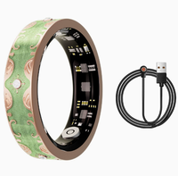 Bague connectée en émail, bijoux intelligents, vente en gros, Bluetooth, suivi de la fréquence cardiaque, de la pression artérielle, de l'oxygène sanguin et du sommeil