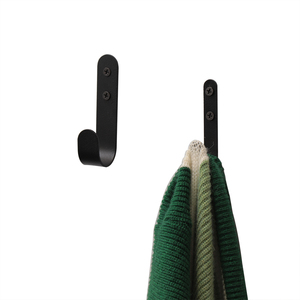 Tường móc cho Treo Kim Loại tường móc cho móc áo cho tường nhiệm vụ nặng nề đơn prong tường móc vít cho treo áo khoác - Product Image 1