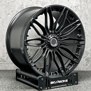 Rines de Aleación Cóncavos Bku 5x130 Forjados con Tapa Central de Bloqueo para <span class=keywords><strong>Porsche</strong></span> 911 Carrera Turbo <span class=keywords><strong>S</strong></span> GT3 RS <span class=keywords><strong>718</strong></span> <span class=keywords><strong>Cayman</strong></span> de 19, 20 y 21 Pulgadas - Product Image 1
