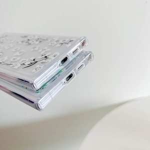 Funda para Teléfono Móvil en Oferta para <span class=keywords><strong>Samsung</strong></span> S26, S26 Plus, S26 Ultra, A57 <span class=keywords><strong>5G</strong></span>, A37 <span class=keywords><strong>5G</strong></span>, S23 Ultra, S24FE, Carcasa Trasera Transparente con Estampado Floral de TPU - Product Image 4