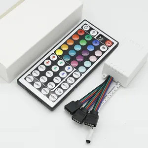 RGB Control Box 44 Keys 1 Block 3 Infrared Remote Control DC12V For Home Smart Strip Light 5050 3528 2835 LED