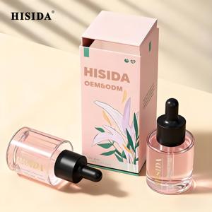 Thick Wall Cosmetic Empty <b>Glass</b> Serum Bottles 30ml 1oz Flat Shoulder Luxury Hair Face Essential Oil Dropper Bottle and Packaging - Product Image 3