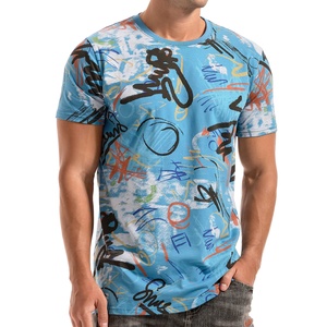Camiseta Deportiva de Algodón Grueso para Hombre, con Logotipo Personalizado, de Secado Rápido, Transpirable, para Gimnasio y Uso Diario - Product Image 1