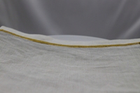 Serviettes de table de luxe 100% lin, faites à la main, brodées, réutilisables, écologiques, durables, douces, personnalisables pour mariage, restaurant