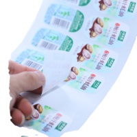 Rouleaux d'autocollants en vinyle imperméable imprimés en couleur CMJN à impression numérique personnalisée pour bouteille de boisson