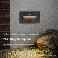 Outdoor Indoor Wasserdichte IP65 Einbau-Bewegungssensor-Stufenleuchten Seitliche Treppenhaus-Aluminium-LED-Treppenwandleuchte