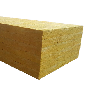 Panneau de laine de roche haute densité, carré, résistant au feu, isolation thermique pour les murs des bâtiments industriels modernes - Product Image 1