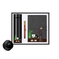 Design especial para apresentar como presente especial promo negócio presente conjunto notebook caneta garrafa de água