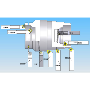 Bán Buôn 12Mm Chuyển <span class=keywords><strong>Threading</strong></span> Rãnh Thanh Nhàm Chán Thiết Lập 9Pcs <span class=keywords><strong>Indexable</strong></span> Chuyển Công Cụ Thiết Lập Cho CNC Gia Công - Product Image 2