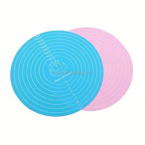 Custom Printed 30cm <b>Silicone</b> Baking Mat for Home Kitchen OEM & ODM for Dough Pastry Cooking & Baking - Product Image 2