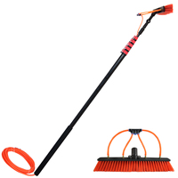 Extentool l'eau équipements de nettoyage d'eau poteaux alimentés par kit système d'eau pure fenêtre nettoyage L-400 brosse