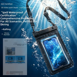 Nouveauté : Sac étanche flottant avec impression sérigraphique IPX8, étui de téléphone étanche pour la plage et la natation, pochette pour téléphone portable - Product Image 2
