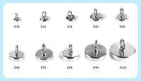 Aimants en néodyme super puissants de 16 mm, petits aimants en pot fraisés robustes pour outils industriels, cuisine et maintien du bois