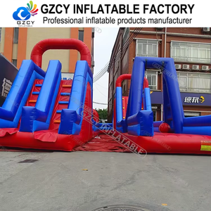 Parcours d'obstacles gonflable commercial en PVC - Conception robuste Warrior pour <span class=keywords><strong>parcs</strong></span> d'aventure et centres d'entraînement - Product Image 2