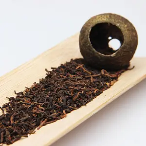 1kg/box Puer Tea Wholesale Price Black Fermented Slimming Tea In Dried Orange Peel Chinese Lemon Flavored