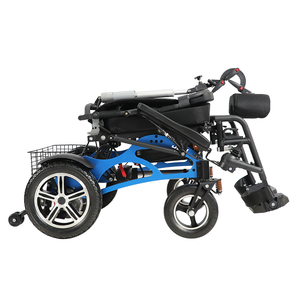 Silla <span class=keywords><strong>de</strong></span> <span class=keywords><strong>Ruedas</strong></span> Eléctrica Plegable Portátil con Respaldo <span class=keywords><strong>y</strong></span> Reposapiés Reclinables Eléctricos, Ligera <span class=keywords><strong>y</strong></span> Motorizada, a Buen Precio - Product Image 6
