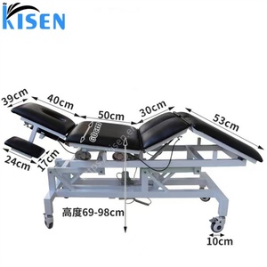 KISEN Factory Cheap Price Custom <b>Electric</b> Height Color Customization Adjustable Massage <b>Table</b> Treatment <b>Table</b> Massage Bed - Product Image 5