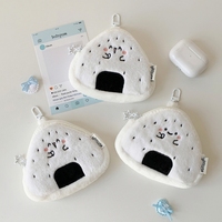 Sac en peluche de dessin animé écologique et mignon pour ranger les poupées et figurines d'anime, pochette suspendue pour poupées et portefeuille, cadeaux de bienvenue