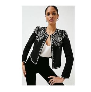 Venta caliente más nuevo estilo ropa de mujer chaqueta bordada con cuentas a mano para ropa de fiesta disponible para exportación desde la India - Product Image 5