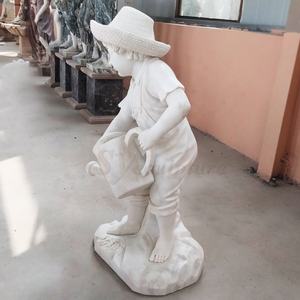 Statue de petit garçon Statue humaine grandeur nature à vendre Statue de grand garçon avec sculpture sur les mains - Product Image 4