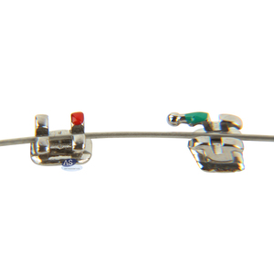 Staffe metalliche ortodontiche Mim dentali con denti raddrizzare 345 ganci - Product Image 1