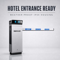 Barrière Automatique à Flèche Série Robot 200W DC24V DC36V Boîtier Extérieur IP54 pour Entrées de Véhicules et Hôtels – Vente en Gros