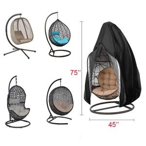 <span class=keywords><strong>Housse</strong></span> <span class=keywords><strong>de</strong></span> chaise suspendue d'extérieur à prix d'usine avec fermeture éclair, en tissu Oxford 210D, sac <span class=keywords><strong>de</strong></span> rangement anti-poussière - Product Image 3