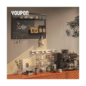 Étagère de rangement flottante moderne et polyvalente, accessoires de <span class=keywords><strong>cuisine</strong></span>, organisateur mural pour la maison et la <span class=keywords><strong>cuisine</strong></span> - Product Image 1