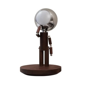 Lampe de table créative Huanchen en bois de noyer massif, commande tactile, rechargeable, lampe de bureau pour la lecture, respectueuse des yeux - Product Image 5