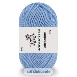 Pelotes de laine de 93 couleurs pour <span class=keywords><strong>kit</strong></span> de crochet, jouets DIY, kits d'artisanat, écologiques, vente en gros, 50g, peluche douce pour enfants et débutants - Product Image 2