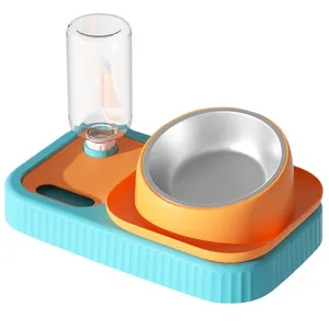 Early Riser Automatic Water Feeder Pet Slow Food Bowl Pet Water and Food Feeder Pet Products Suitable for Cat Dog Animal Feeding