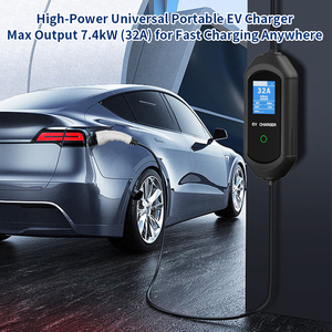 Chargeur de véhicule électrique portable OLINK, station de charge EV portable AC 7KW Type 2, design compact, câble de 5m - Product Image 4