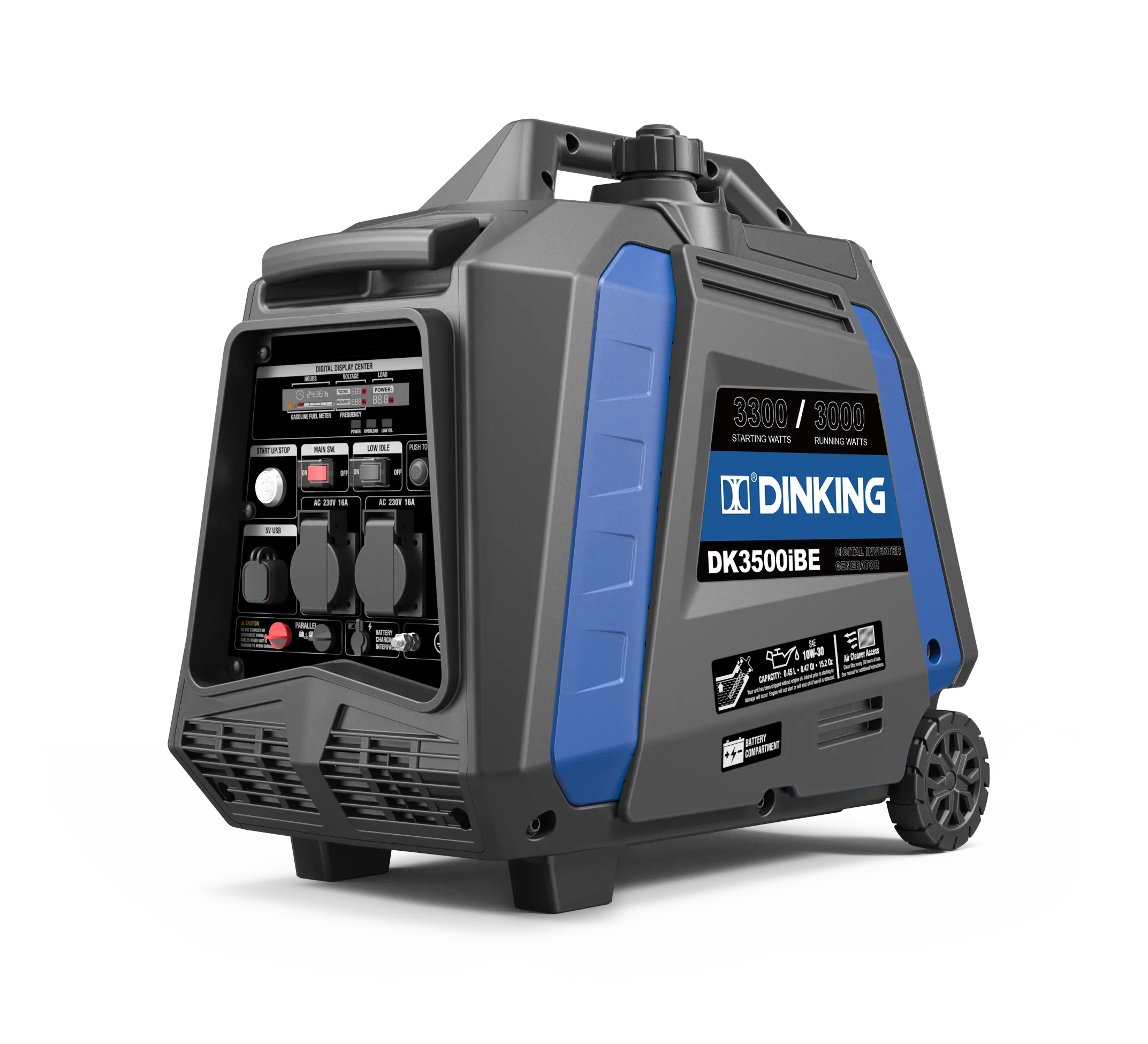 Dinking Dk-3500Ibe mobiler Strominverter mit Fernbedienung leiser Benzin-Wechselrichter Generator für Outdoor-Kochen