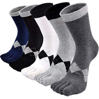 Chaussettes pour hommes et femmes pour chaussures de course pieds nus à cinq doigts, chaussettes de sport idéales pour les chaussettes à cinq doigts