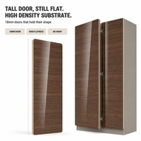 Panneau MDF UV miroir haute brillance, 18 mm, qualité E1, résistant à l'humidité, pour portes d'armoires de cuisine