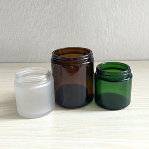 Tarro de vidrio esmerilado blanco transparente de 15 g, 30 g, 50 g para bálsamo labial, crema facial, con tapa de imitación madera y tapa metálica - Product Image 6